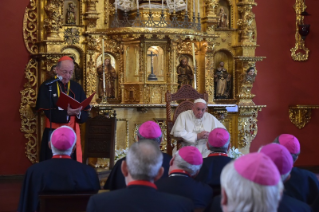 6-Apostolische Reise nach Peru: Begegnung mit den Bischöfen
