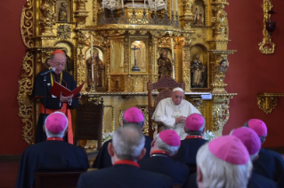 6-Apostolic Journey to Peru: Meeting with the Bishops