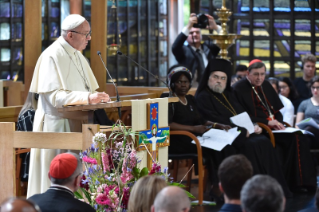 3-Ecumenical Pilgrimage to Geneva: Ecumenical prayer in the WCC Ecumenical Centre