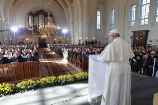 12-Viaggio Apostolico in Estonia: Incontro ecumenico con i giovani  