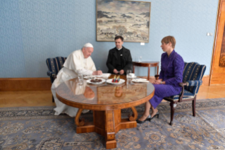 1-Apostolische Reise nach Estland: Begegnung mit den Vertretern der Regierung, der Zivilgesellschaft und dem Diplomatischen Korps