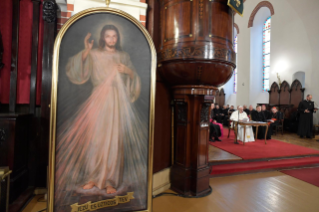 3-Viaggio Apostolico in Lettonia: Visita alla Cattedrale cattolica di San Giacomo