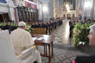 9-Viaje apost&#xf3;lico a Lituania: Encuentro con sacerdotes, religiosos/as, consagrados/as y seminaristas