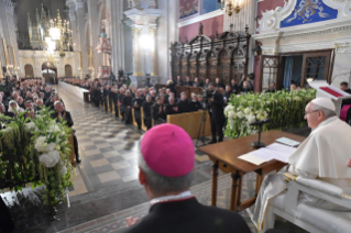 14-Viagem Apost&#xf3;lica &#xe0; Litu&#xe2;nia: Encontro com os Sacerdotes, Religiosos, Consagrados e Seminaristas 