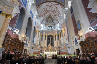 13-Viagem Apost&#xf3;lica &#xe0; Litu&#xe2;nia: Encontro com os Sacerdotes, Religiosos, Consagrados e Seminaristas 