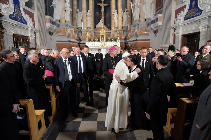 20-Viagem Apost&#xf3;lica &#xe0; Litu&#xe2;nia: Encontro com os Sacerdotes, Religiosos, Consagrados e Seminaristas 