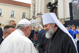 1-Voyage apostolique en Lituanie : Visite au sanctuaire Mater Misericordiae