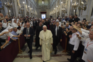 4-Visite pastorale au diocèse de Palerme : Rencontre avec le clergé, les religieux et les séminaristes 