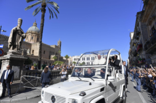 7-Pastoral visit to the diocese of Palermo: Meeting with the clergy, religious and seminarians