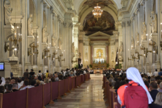 14-Visite pastorale au diocèse de Palerme : Rencontre avec le clergé, les religieux et les séminaristes 