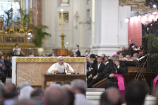 20-Pastoral visit to the diocese of Palermo: Meeting with the clergy, religious and seminarians