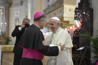 15-Visite pastorale au diocèse de Palerme : Rencontre avec le clergé, les religieux et les séminaristes 