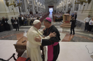 19-Visite pastorale au diocèse de Palerme : Rencontre avec le clergé, les religieux et les séminaristes 