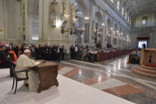 24-Pastoral visit to the diocese of Palermo: Meeting with the clergy, religious and seminarians