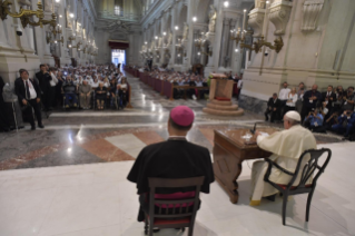 25-Pastoral visit to the diocese of Palermo: Meeting with the clergy, religious and seminarians