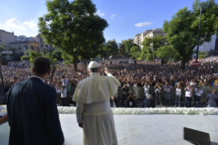 3-Visita Pastoral à Diocese de Palermo: Encontro com os jovens 