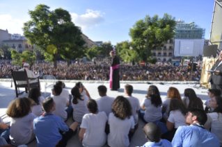 8-Visite pastorale au Diocèse de Palerme : Rencontre avec les jeunes