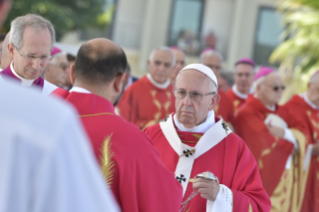 14-Visita pastoral a la diócesis de Palermo: Santa Misa en la memoria litúrgica del beato Pino Puglisi