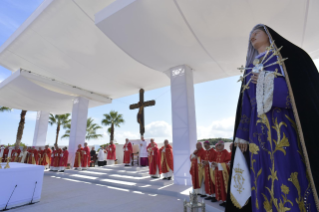 24-Visita pastoral a la diócesis de Palermo: Santa Misa en la memoria litúrgica del beato Pino Puglisi