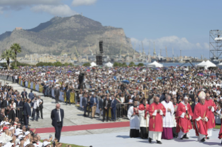 30-Pastoralbesuch in der Diözese Palermo: Liturgische Gedenkfeier für den sel. Pino Puglisi