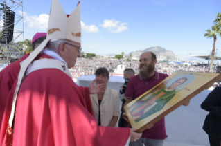 37-Pastoralbesuch in der Diözese Palermo: Liturgische Gedenkfeier für den sel. Pino Puglisi