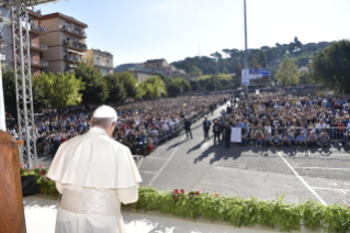 8-Visita Pastoral à Diocese de Piazza Armerina: Encontro com os fiéis