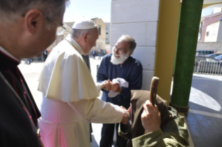 1-Almoço do Santo Padre na Missão Esperança e Caridade  (Frei Biagio Conte)