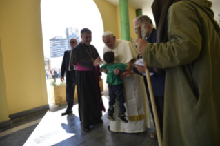 16-Almoço do Santo Padre na Missão Esperança e Caridade  (Frei Biagio Conte)