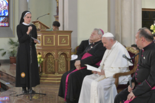 10-Voyage apostolique en Bulgarie : Rencontre avec la communauté catholique 