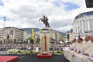 4-Viaggio Apostolico in Macedonia del Nord: Santa Messa  