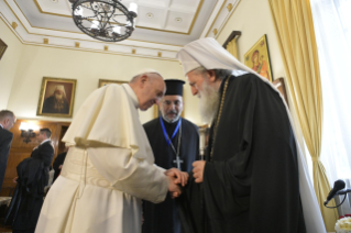 2-Viaje apostólico a Bulgaria: Visita al Patriarca y al Santo Sínodo