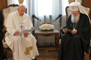 10-Viagem Apost&#xf3;lica &#xe0; Bulg&#xe1;ria: Visita ao Patriarca e ao Santo S&#xed;nodo