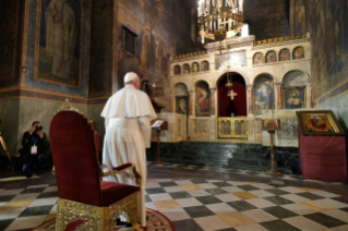 13-Viagem Apost&#xf3;lica &#xe0; Bulg&#xe1;ria: Visita ao Patriarca e ao Santo S&#xed;nodo