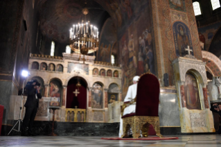 17-Viagem Apost&#xf3;lica &#xe0; Bulg&#xe1;ria: Visita ao Patriarca e ao Santo S&#xed;nodo