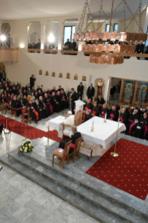 8-Viaje apostólico a Macedonia del Norte: Encuentro con sacerdotes, sus familias y religiosos