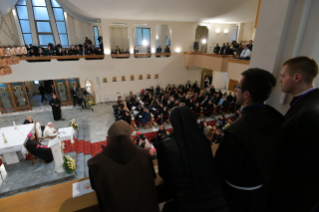 9-Apostolische Reise nach Nordmazedonien: Treffen mit Priestern und Ordensleuten 