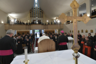 13-Apostolische Reise nach Nordmazedonien: Treffen mit Priestern und Ordensleuten 