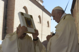 3-Predigt des Heiligen Vaters beim Besuch in den Erdbebengebieten des Erzbistums Camerino-Sanseverino Marche