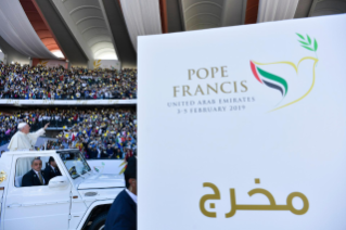 17-Apostolische Reise in die Vereinigten Arabische Emirate: Heilige Messe