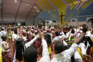 11-Voyage apostolique à Madagascar : Veillée avec les jeunes