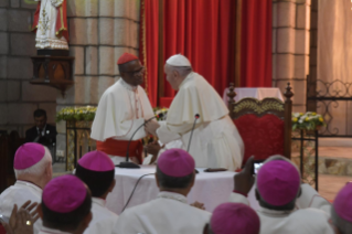 0-Apostolic Journey to Madagascar: Meeting with Bishops of Madagascar  