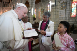 13-Apostolic Journey to Madagascar: Meeting with Bishops of Madagascar  