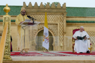 11-Viagem Apostólica ao Marrocos: Encontro com a população, as Autoridades, a Sociedade civil e o Corpo Diplomático 