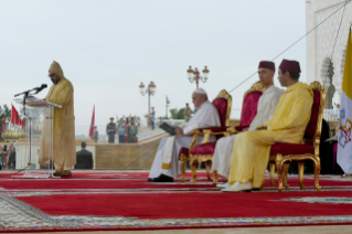 10-Apostolische Reise nach Marokko: Begegnung mit dem marokkanischen Volk, den Vertretern der Regierung, der Zivilgesellschaft und dem Diplomatischen Korps  