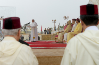 9-Apostolische Reise nach Marokko: Begegnung mit dem marokkanischen Volk, den Vertretern der Regierung, der Zivilgesellschaft und dem Diplomatischen Korps  