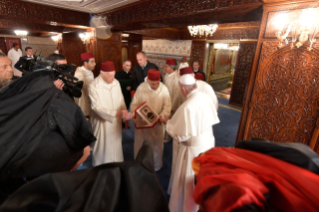 16-Apostolische Reise nach Marokko: Begegnung mit dem marokkanischen Volk, den Vertretern der Regierung, der Zivilgesellschaft und dem Diplomatischen Korps  