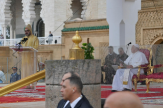 14-Viagem Apostólica ao Marrocos: Encontro com a população, as Autoridades, a Sociedade civil e o Corpo Diplomático 