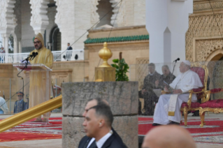 14-Viaje apost&#xf3;lico a Marruecos: Encuentro con el pueblo marroqu&#xed;, las autoridades, la sociedad civil y el Cuerpo Diplom&#xe1;tico