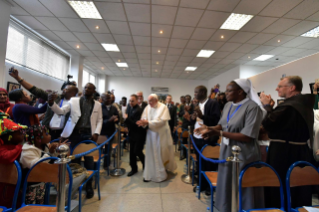 4-Voyage apostolique au Maroc : Rencontre avec les migrants