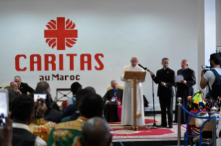2-Apostolische Reise nach Marokko: Begegnung mit Migranten 